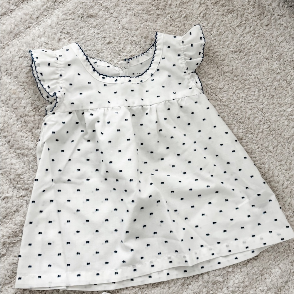 NWOT - GAP Toddler Girls Flutter Tank Top & Shorts Summer Pajamas PJ Set 2 YRS - Picture 3 of 6